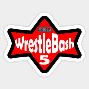 FBW WrestleBash 5 Logo Sticker